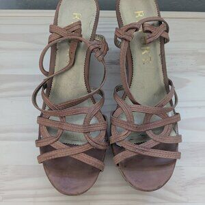 Report cork platform heels